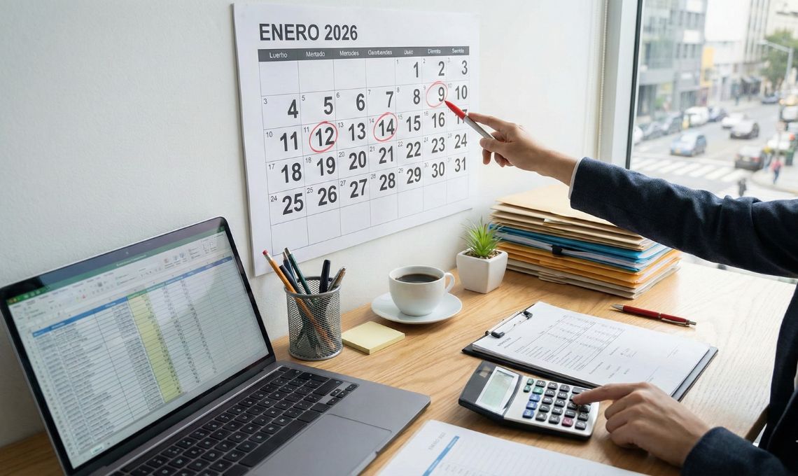 Calendario de obligaciones fiscales Enero 2026